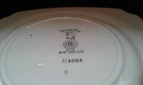 3 ROYAL DOULTON "DAVENTRY "CAKE PLATES BID PER EACH.
